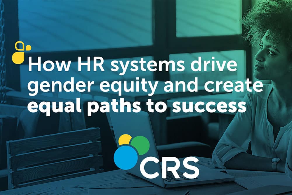 Colleagues discussing gender equity in the workplace