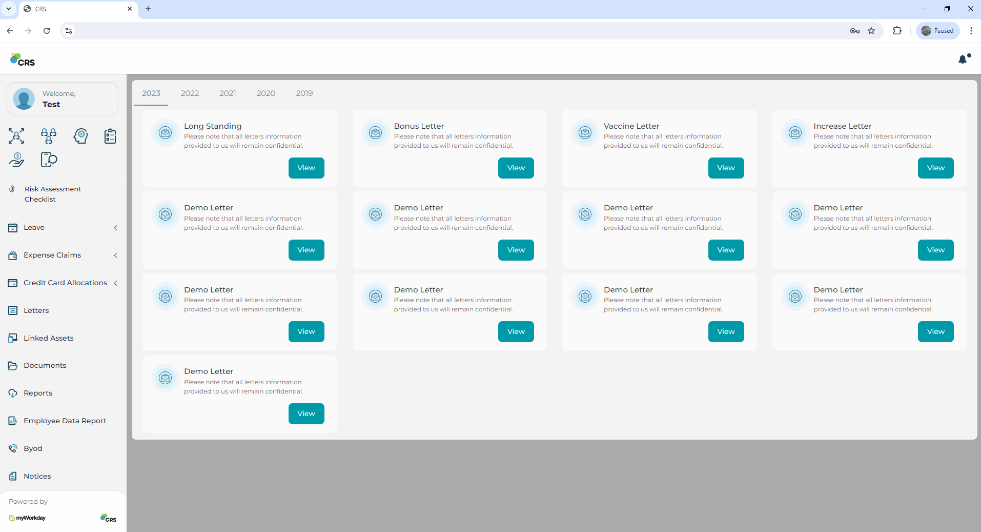 Drive employee engagement dashboard